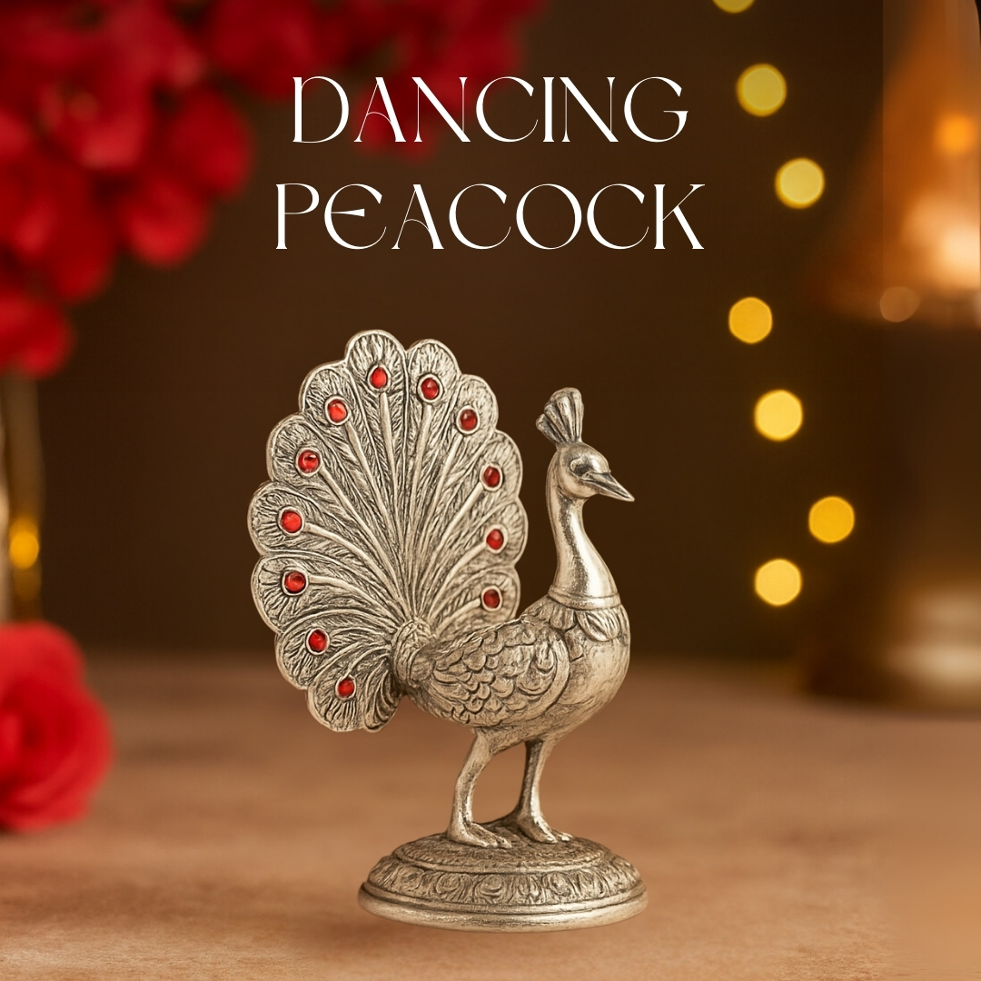 Dancing peacock