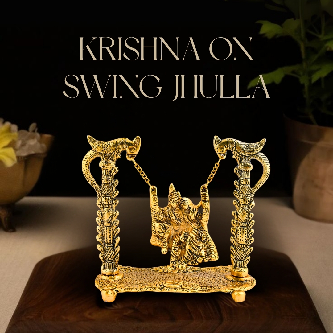 Radha Krishna on Swing Jhula