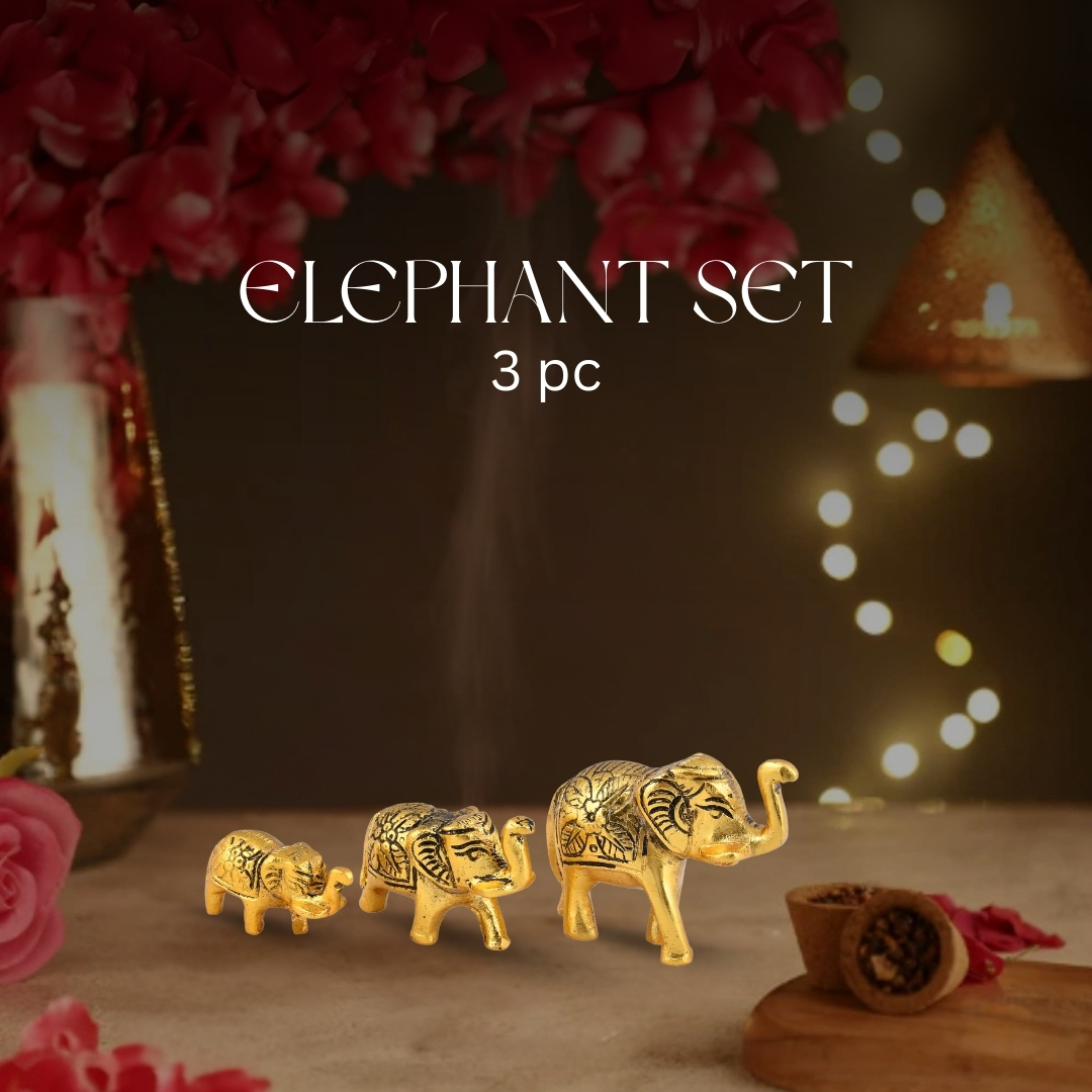 3 Pc Elephant Set