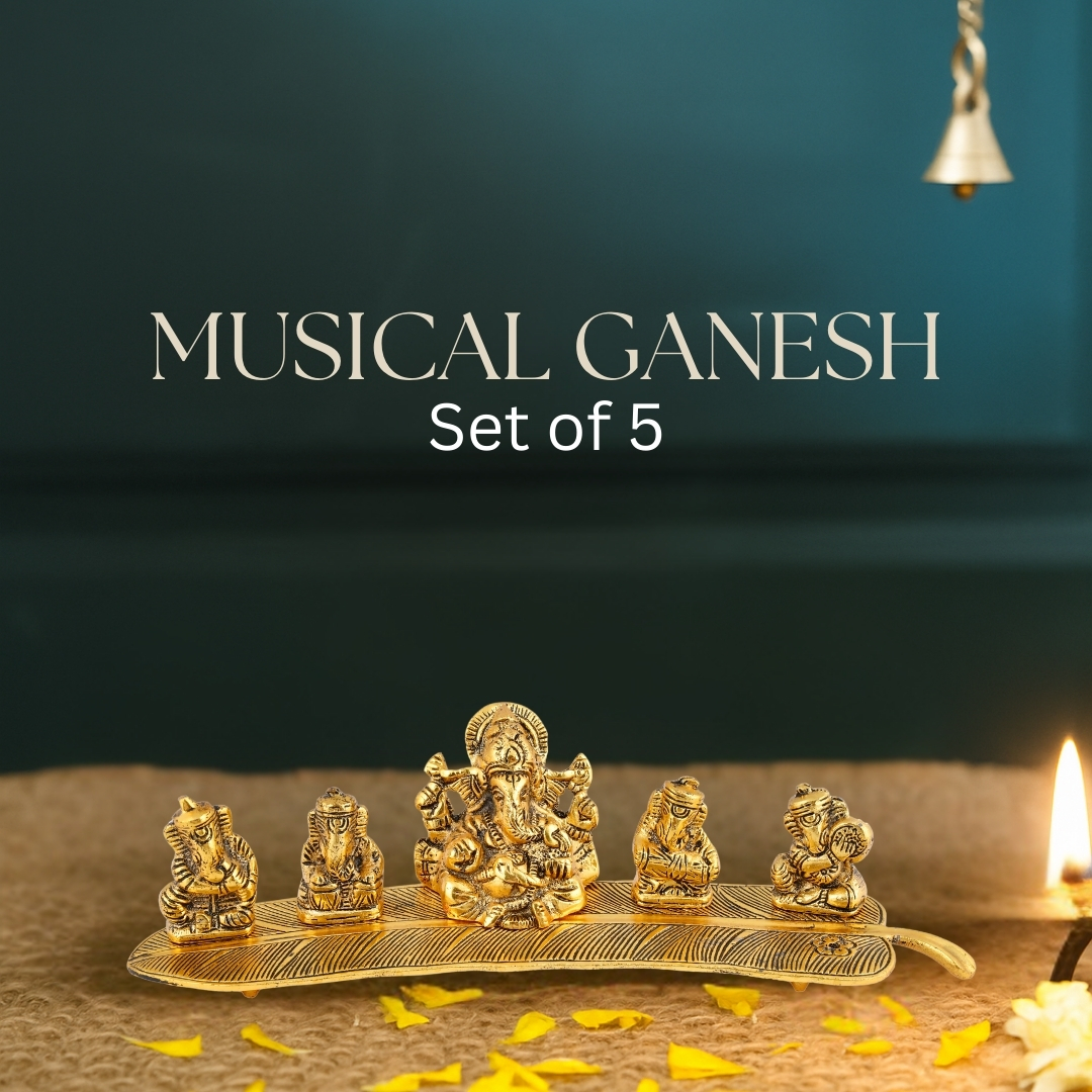 Musical Ganesh Ji Set of 5